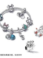 Breloques en argent Sterling 100% 925, perles adaptées aux bracelets Pandora originaux, collier à bricoler soi-même, cadeau pour fille, offre spéciale