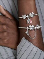 Breloques en argent Sterling 100% 925, perles adaptées aux bracelets Pandora originaux, collier à bricoler soi-même, cadeau pour fille, offre spéciale