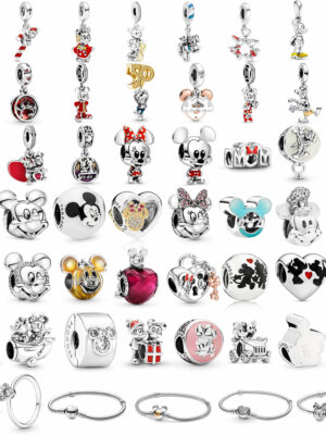 Breloques en argent Sterling 100% 925, perles adaptées aux bracelets Pandora originaux, collier à bricoler soi-même, cadeau pour fille, offre spéciale