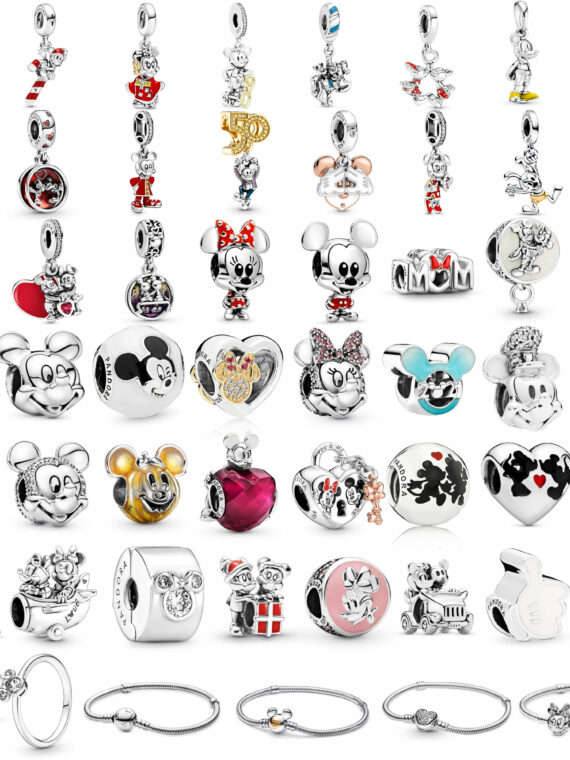 Breloques en argent Sterling 100% 925, perles adaptées aux bracelets Pandora originaux, collier à bricoler soi-même, cadeau pour fille, offre spéciale